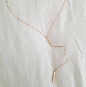 Kendra Scott Shelton Y necklace in rose gold